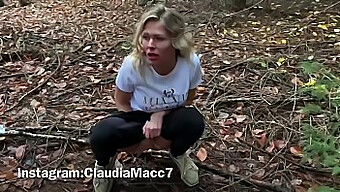 Outdoor Encounter Leads To Passionate Fucking And Cumshot In The Woods