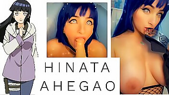 Hinata Cosplays Kanssa Isot Tissit Ja Vaikuttava Suun Taitoja