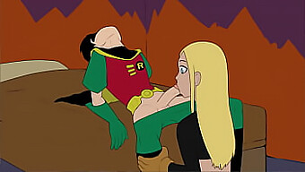 Cartoon Teen Raven Gets Anal Sex From Alien And Performs Blowjob