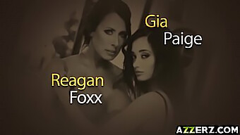 สามคนสุดเสียวกับ Reagan Foxx ในเซสชั่นการนวดร้อน