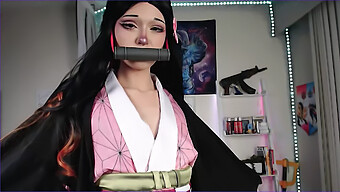 La Chica Animada Nezuko Disfruta Del Sexo Tentáculo Y Recibe Una Corrida Interna