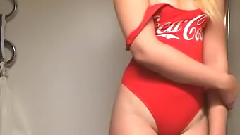 Young Woman Pleasuring Herself With Coca-Cola In Homemade Video