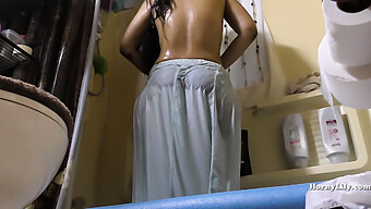 South Indian Domestic Helper'S Unexpected Discovery And Reaction In The Restroom