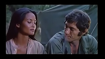 Vintage Thriller Film Featuring Steamy Jungle Encounter