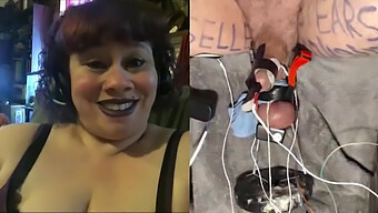 Electrical Humiliation: Skype Slave'S Ballbusting Punishment