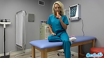 Nurse420 Indulges In Self-Pleasure With A Toy During Lunch Break