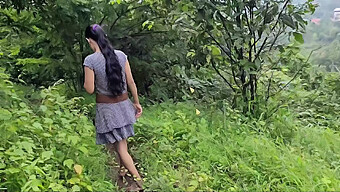 Young 18-Year-Old Indian Girl Seduces And Fucks Hairy Pussy In The Wilderness