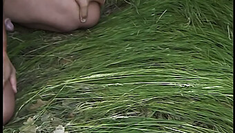 Teen Babe Gets Rough Outdoor Sex In High Grass