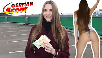 German Teen Stella Engages In Sexual Activity For Money After Meeting Someone At A Casting Session. Close-Up Shots Included.