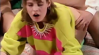 Retro Delight: Bukkake Finale With Cum In Mouth And Big Tits