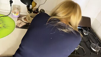 Rough Anal Sex With A Mature Housewife In The Kitchen