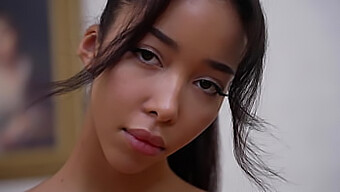 Filipino Beauty Lia Lin Gives A Hard Oral Blowjob And Takes A Cumshot In Her Mouth