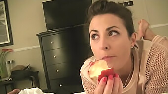 Sensual Wife Helena Price Indulges In Food And Stretches In This Fetish Video