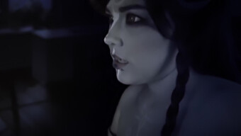 Kimber Woods Mendorong Kehadiran Demoness Untuk Pengalaman Asmr Yang Intens.