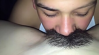 Hairy Slave Eats And Orgasms