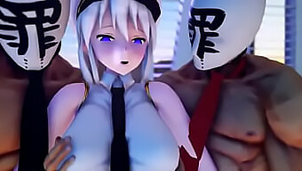 Azurlane Mmdが出演するヘンタイビデオとオーラルセックス