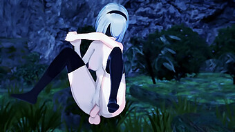 Yorha 2b'S Sensual Encounter In The Wilderness