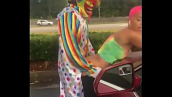 Gibby The Clown And Jasamine Banks Engage In Outdoor Sex With A Cosplay Twist