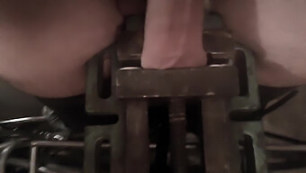 Testicular Torture With Clamps And Mobile Monitoring