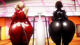 Curvaceous Threesome With Ann, Makoto, And Virtual Partner