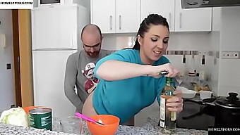 Pamela And Jesus Engage In Kitchen Sex, Cooking And Explicit Acts Included. Watch More At Onlyfans.Com/Pamelasanchez.